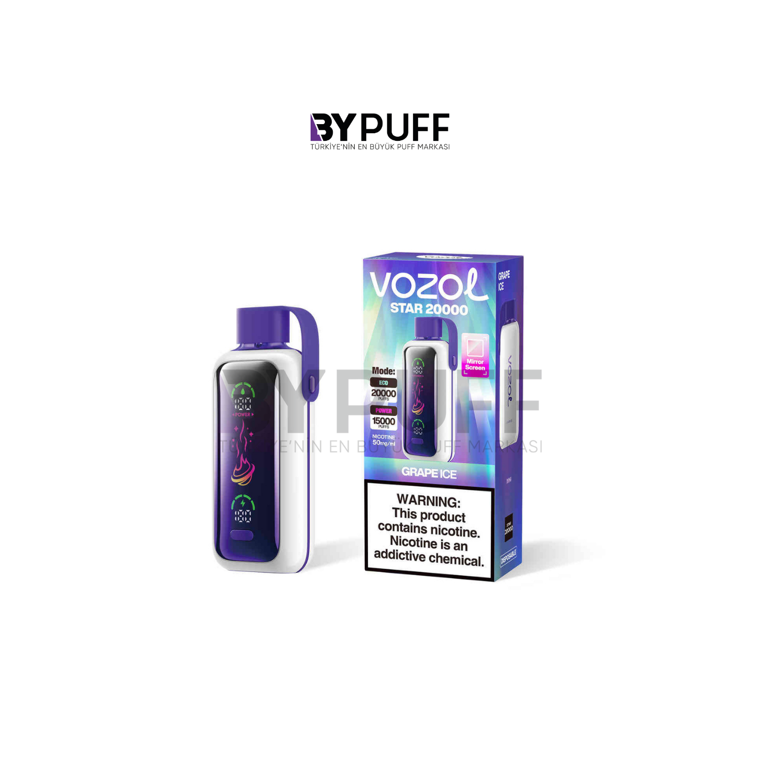 Vozol Star 20000 Grape Ice