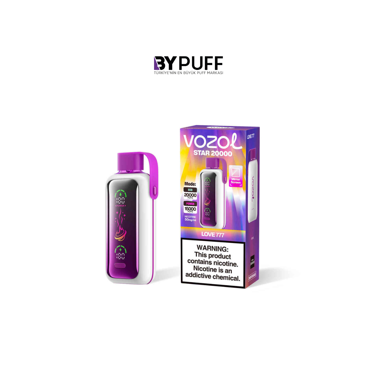 Vozol Star 20000 Love 777