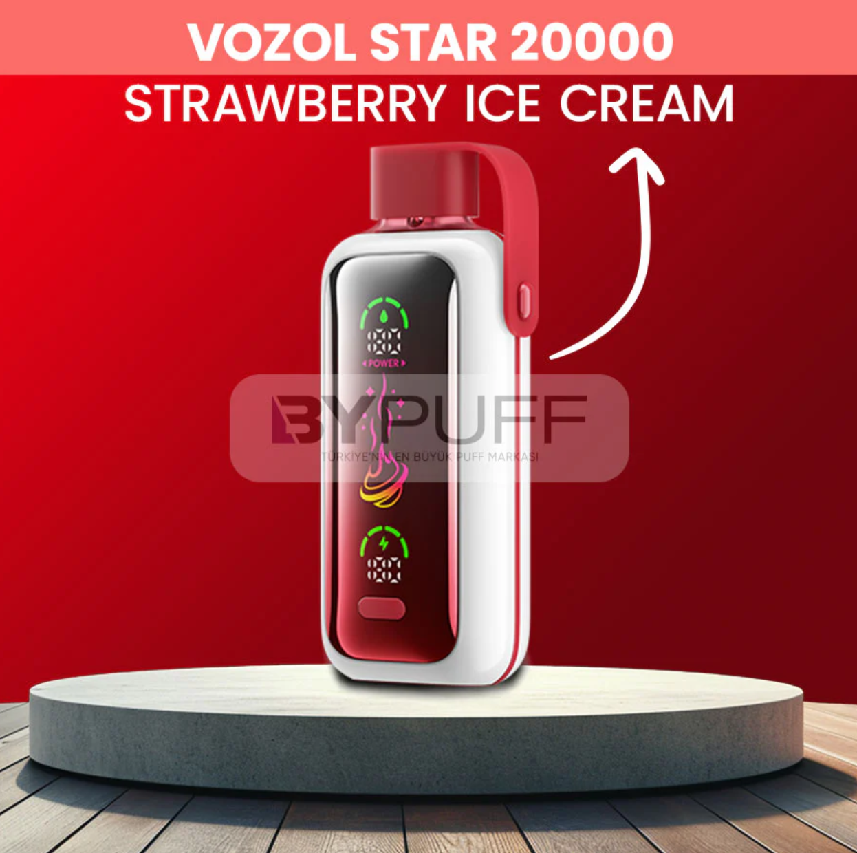 Vozol Star 20000 Strawberry Ice Cream