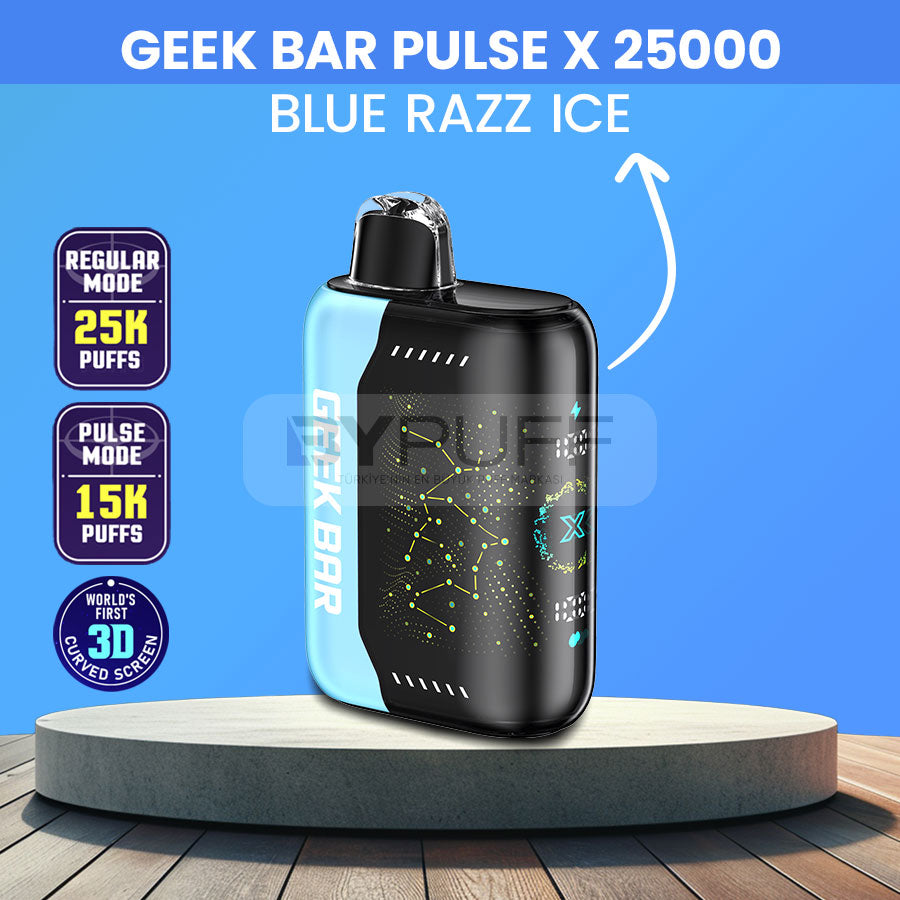 Geek Bar Pulse X 25000 Blue Razz Ice