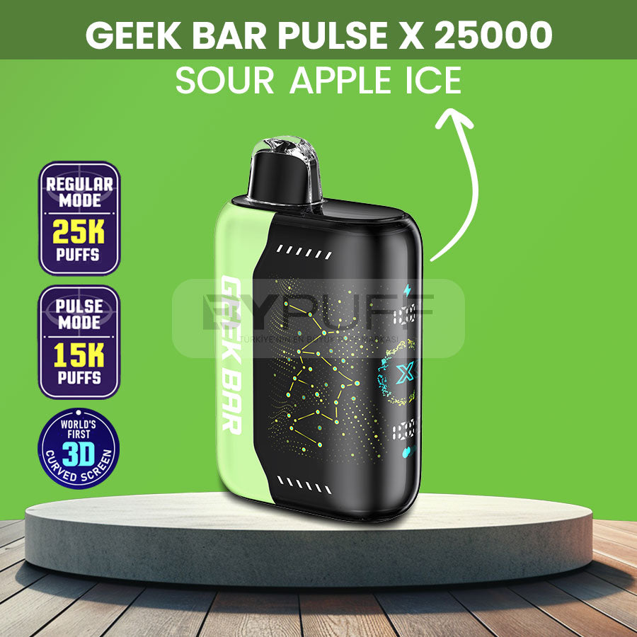 Geek Bar Pulse X 25000 Sour Apple Ice