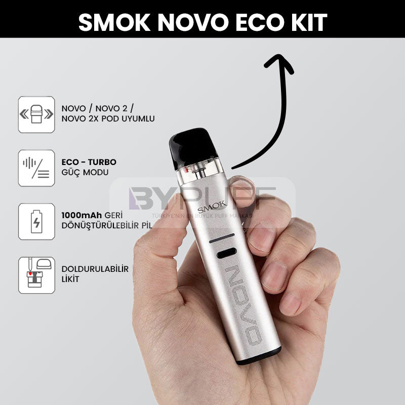 SMOK Novo Eco Pod Vape Kit - Pale Gold