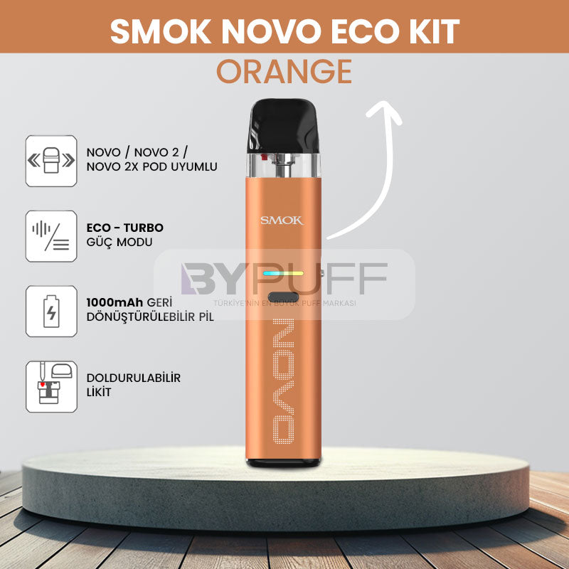 SMOK Novo Eco Pod Vape Kit - Orange