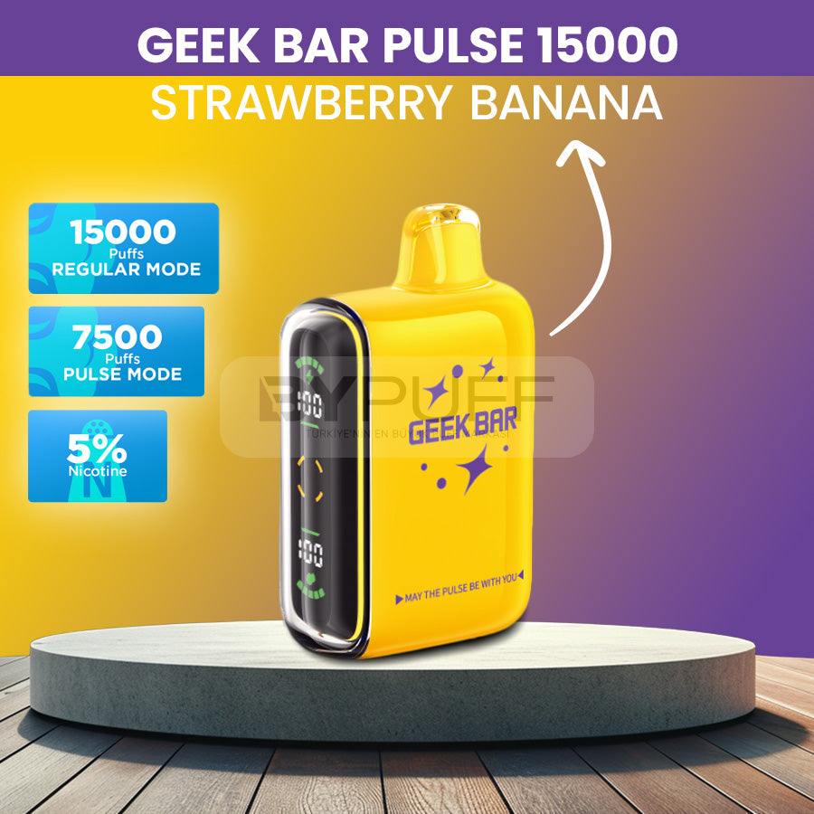 Geek Bar Pulse 15000 Strawberry Banana