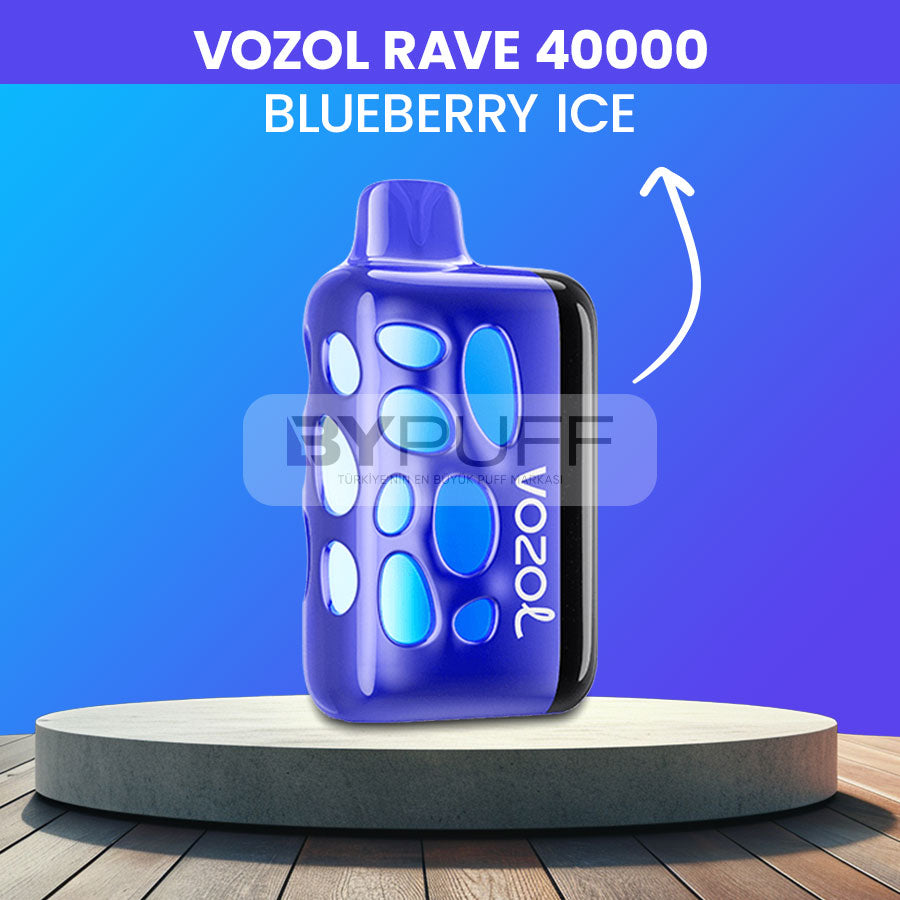Vozol Rave 40000 Blueberry Ice