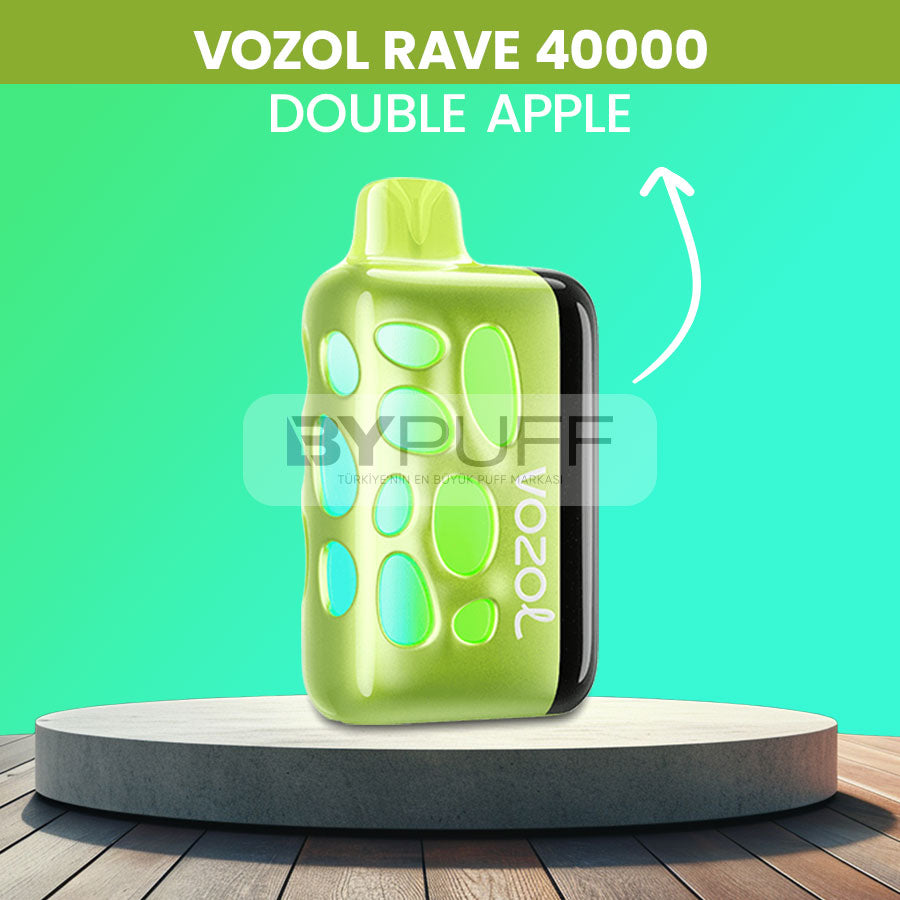Vozol Rave 40000 Double Apple ice